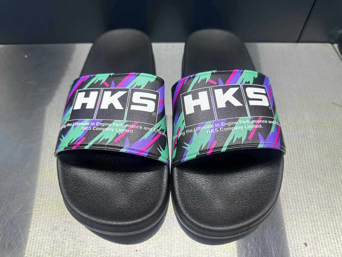 HKS Premium Sandalen mit Ölfarben-Design
