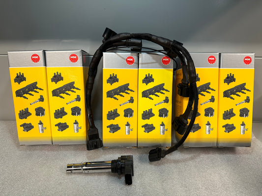 Zündspulen Umrüstsatzkit Plug and Play Nissan Skyline R34 GTT ER34 RB25DET NEO