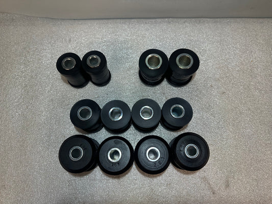 Poly Hinterachslagersatz inklusive aller Quer- und Längslenkerarme schwarz für Toyota Celica ST205 GT4 GT FOUR
