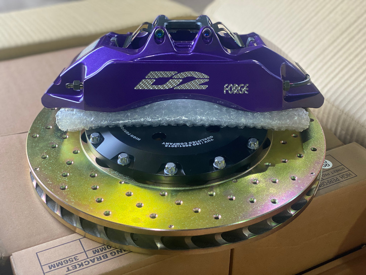 D2 Racing 4-Kolben 356mm Bremsanlage Hinterachse für Nissan Skyline R32 R33 R34