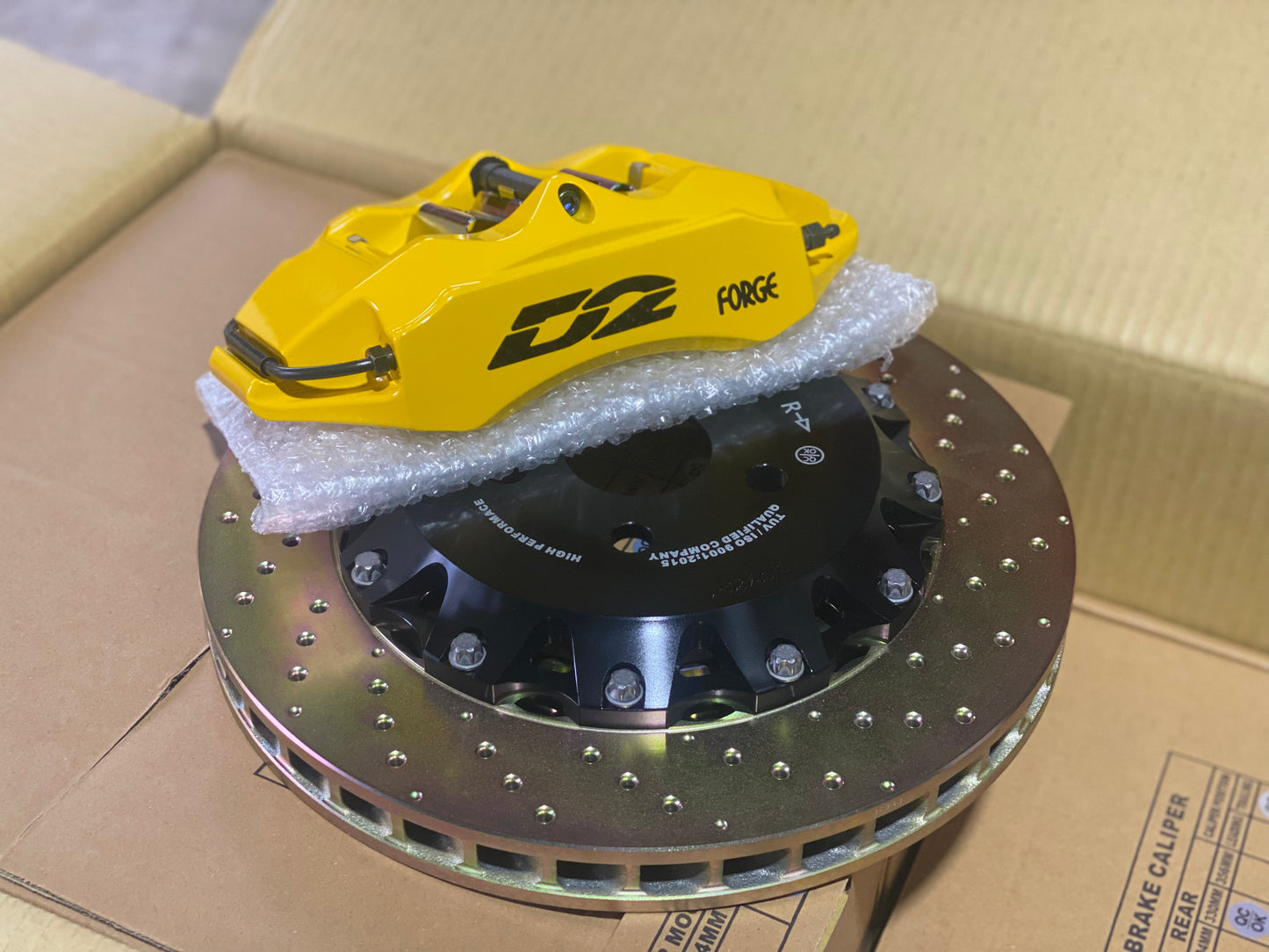 D2 Racing 4-Kolben 356mm Bremsanlage Hinterachse für Nissan Skyline R32 R33 R34