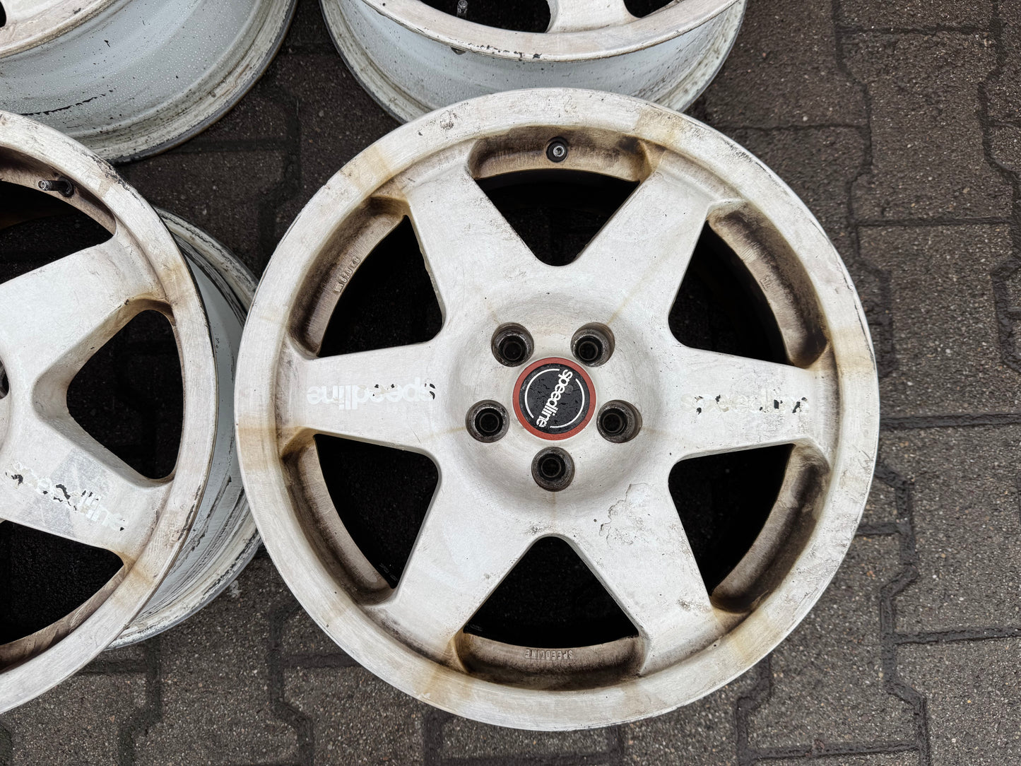 Felgensatz 4x Speedline SL1102 7x16" ET35 5x100 Toyota Celica ST185 ST205 GT4 GT FOUR