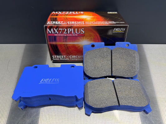 Endless Bremsbeläge Vorderachse MX72 Plus passend für Toyota Celica ST205 GT4 GT FOUR
