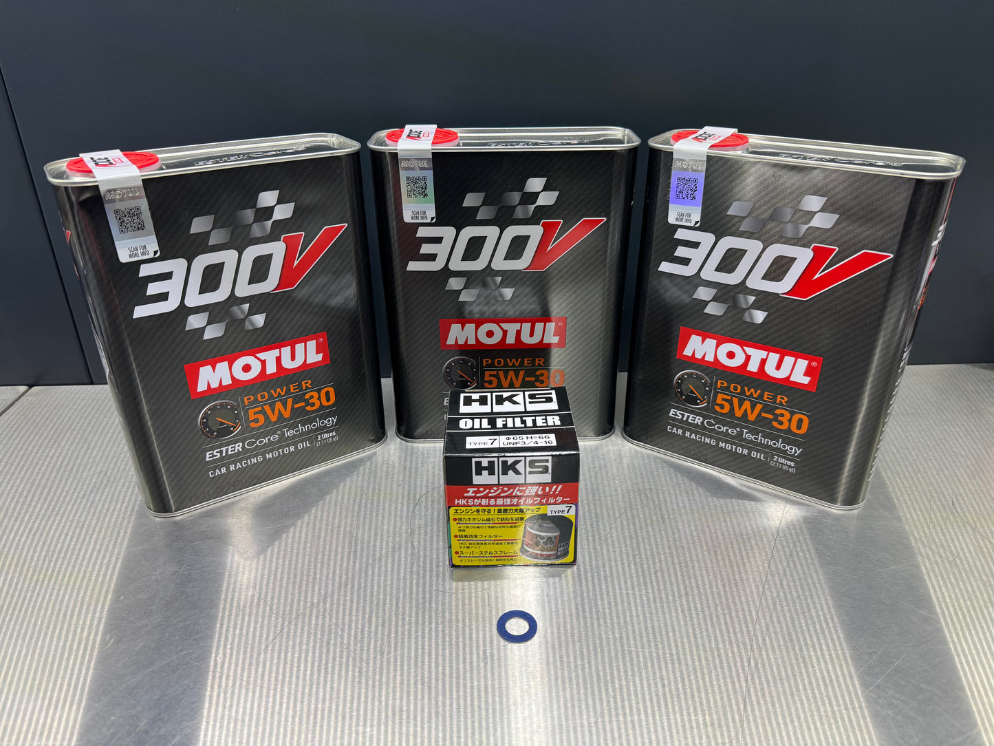 Toyota GR Yaris Ölservice Paket Motul 300V 5W30 & HKS Ölfilter